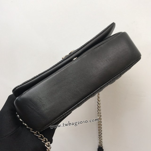 Burberry專門店新款羊皮小號TB蘿拉包 巴寶莉絎縫品牌格紋鏈條單肩挎背女包 yxb1540